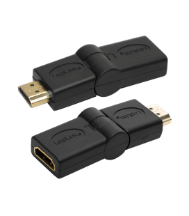 Adapter HDMI (F) ---> HDMI (M) 180� draaibaar LogiLink