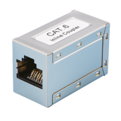 Inline coupler RJ45 Cat6A 1:1 Shielded LogiLink
