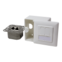 Opbouwdoos 2xRJ45 Cat5e LogiLink