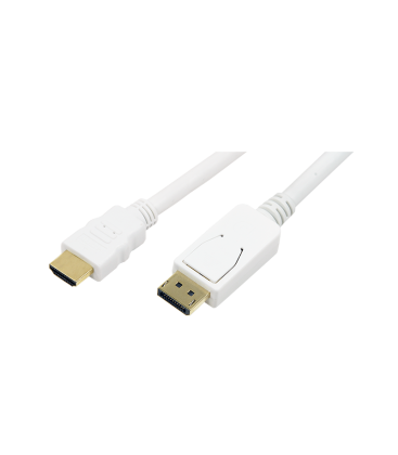 DisplayPort  HDMI 2.00m LogiLink Wit
