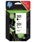 HP No.301 2-Pack 170/150 pagina´s (Origineel)