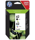 HP No. 62 2-Pack 200/165 pagina´s (Origineel)