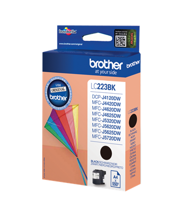 Brother LC-223BK Zwart 11,8ml (Origineel)