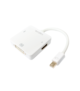 Adapter DisplayPort mini  DVI-D/HDMI/DP LogiLink