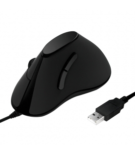Logilink Ergonomisch Vertikaal Optical USB Zwart Retail