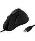 Logilink Ergonomisch Vertikaal Optical USB Zwart Retail