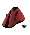 Logilink Ergonomisch Vertikaal Optical USB Rood Wireless