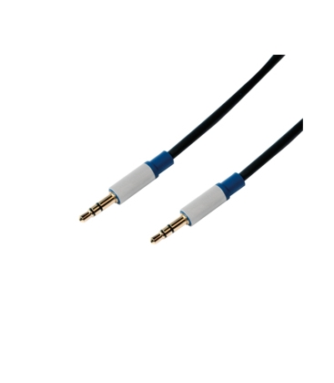 3,5 mini jack  3,5 mini jack 1.50m LogiLink Premium