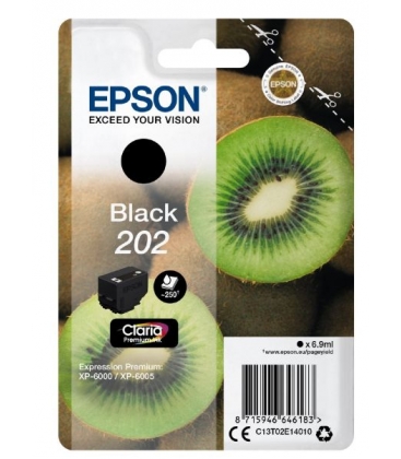 Epson Claria Premium 202 Zwart 6,9ml (Origineel)
