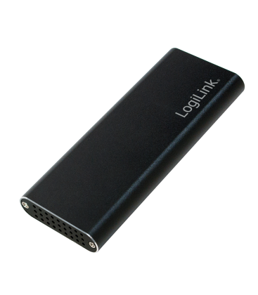 M.2 SATA Logilink SSD-behuizing USB3.1-Gen2/Zwart