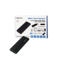 M.2 SATA Logilink SSD-behuizing USB3.1-Gen2/Zwart