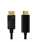 DisplayPort 1.2 --> HDMI 3.00m 4K/30Hz LogiLink