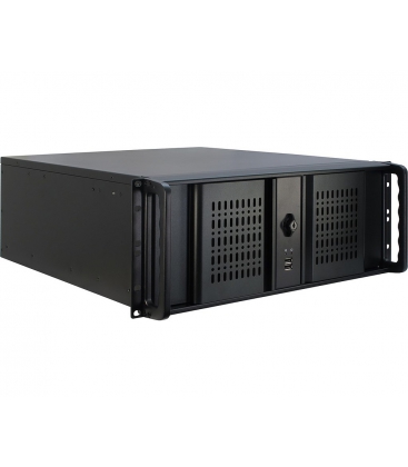 Inter-Tech 4U-4098-S Server Case 0 Watt / Zwart