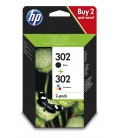 HP No.302 2-Pack 170/150 pagina´s (Origineel)