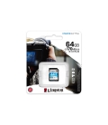 SDXC Card 64GB Kingston U3 V30 Canvas Go! Plus