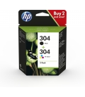 HP No.304 2-Pack 120/100 pagina´s (Origineel)