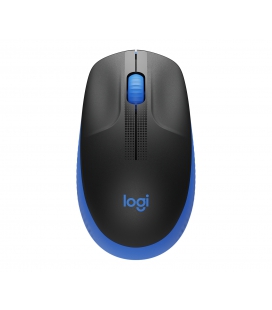 Logitech M190 Optical USB Zwart-Blauw Retail Wireless