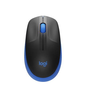 Logitech M190 Optical USB Zwart-Blauw Retail Wireless