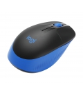 Logitech M190 Optical USB Zwart-Blauw Retail Wireless