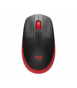 Logitech M190 Optical USB Zwart-Rood Retail Wireless