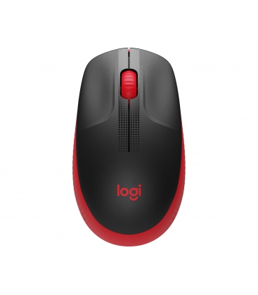 Logitech M190 Optical USB Zwart-Rood Retail Wireless