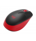 Logitech M190 Optical USB Zwart-Rood Retail Wireless