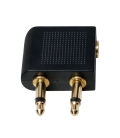 Adapter vliegtuig jack 1x  1x 3,5 mini jack LogiLink