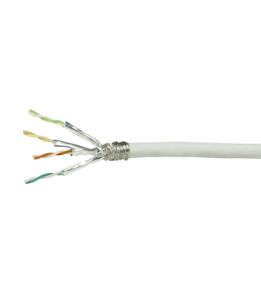 Cat6 Instal. 100m. S/FTP Grijs Logilink AWG23 CCA