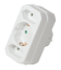 Stekkerdoosadapter 3-voudig / Wit / LogiLink