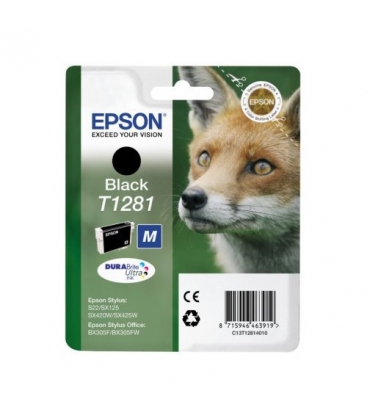 Epson T1281 Zwart 5,9ml (Origineel)
