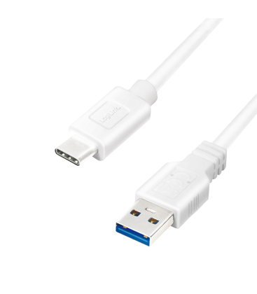 USB 3.2 Gen1x1 Cable USB-AUSB-C 1.5m LogiLink wit