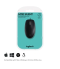 Logitech B110 Silent Optical USB Zwart Retail