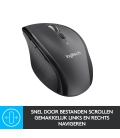 Logitech M705 Laser USB Zwart Retail Wireless