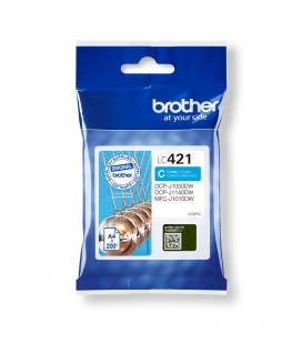 Brother LC-421C Cyaan 200 pagina's (Origineel)