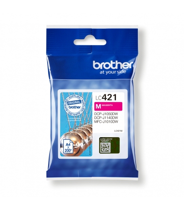 Brother LC-421M Magenta 200 pagina's (Origineel)