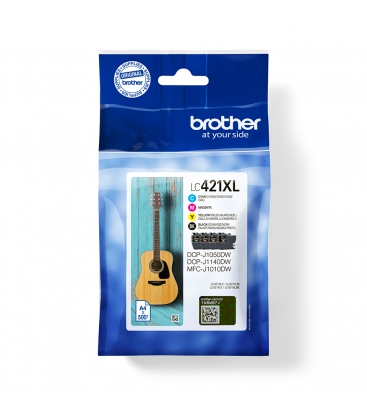 Brother LC-421XLVAL Value Pack 4x 500 pag. (Origineel)