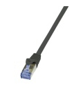 RJ45 3.00m Zwart Cat6A S/FTP LogiLink