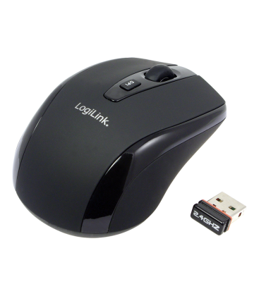 Logilink ID0031 Optical USB Zwart Retail Wireless