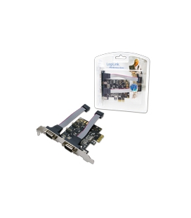 PCIExpress card Serieel (2xe) LogiLink