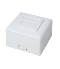 Opbouwdoos 2xRJ45 Cat6 LogiLink Signal wit