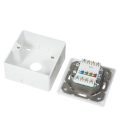 Opbouwdoos 2xRJ45 Cat6 LogiLink Signal wit