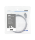 USB 3.2-C --> Displaypoort (M) 1,80m Logilink