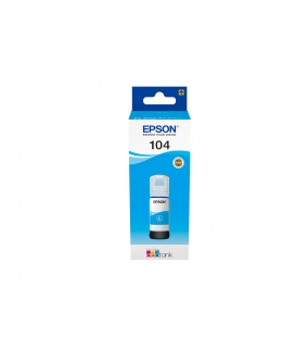 Epson 104 EcoTank Inktfles Cyaan 65,0ml (Origineel)