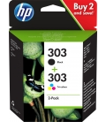 HP No.303 2-Pack 200/165 pagina´s (Origineel)