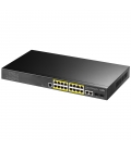 Cudy 16 Poort 1Gbps L2 managed PoE+ /2xUpl /2xSFP