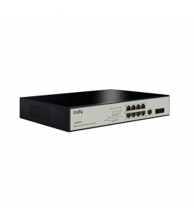 Cudy 8 Poort 1Gbps L2 managed PoE+ /2xSFP