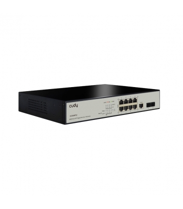 Cudy 8 Poort 1Gbps L2 managed PoE+ /2xSFP