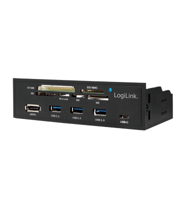 Front Panel 5.25" 3xUSB 3.0,USB-C,eSata,CardReader