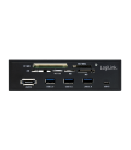 Front Panel 5.25" 3xUSB 3.0,USB-C,eSata,CardReader