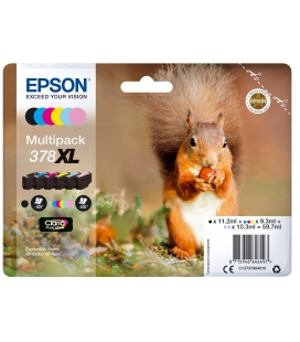 Epson 378XL Multipack Zwart+5 kleuren 59,7ml (Origineel)